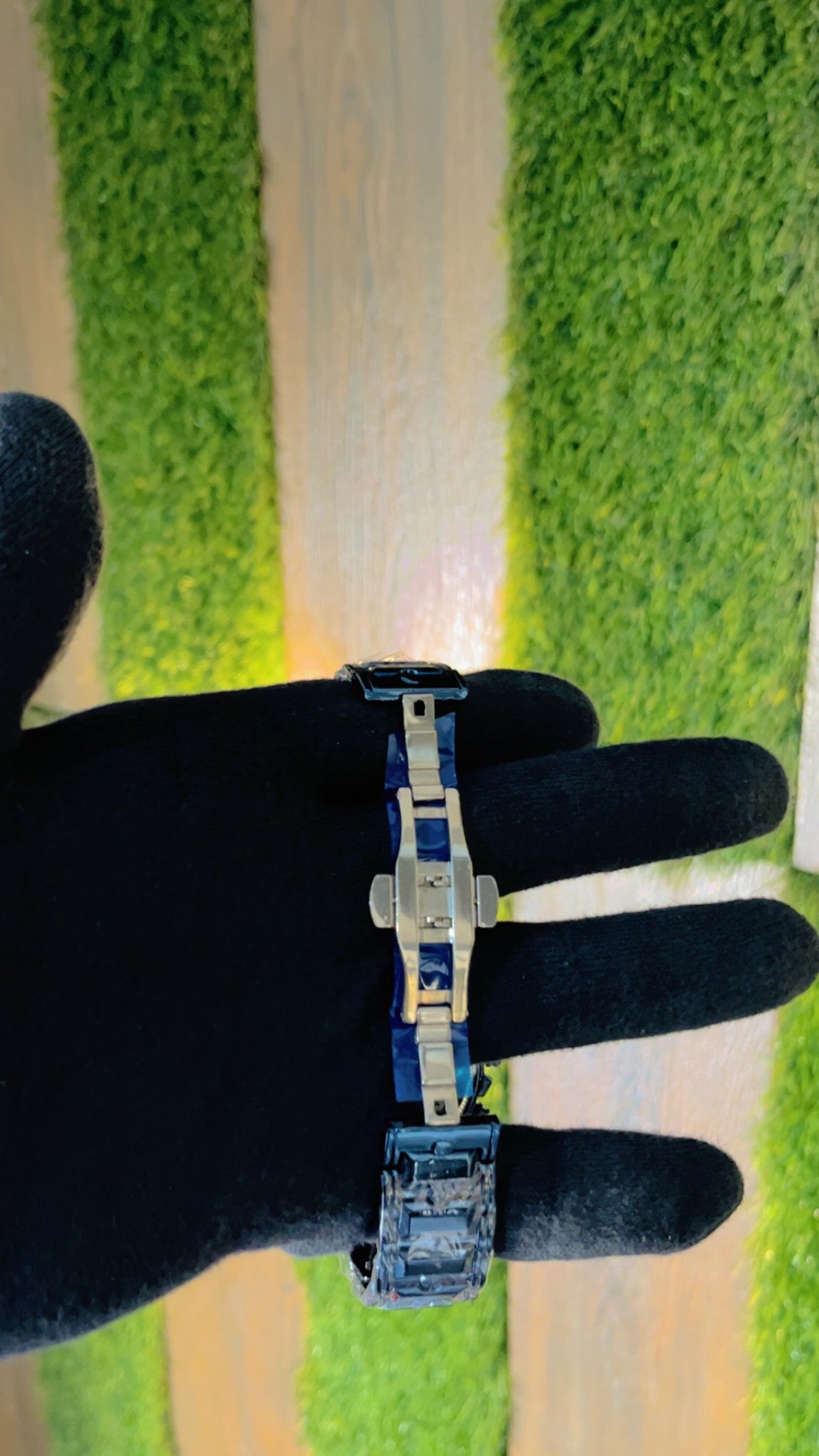 Luxury Men’s Chronograph Wristwatch – Golden & Blue color Steel Collection